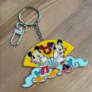 Disney Mickey and Minnie Keychain